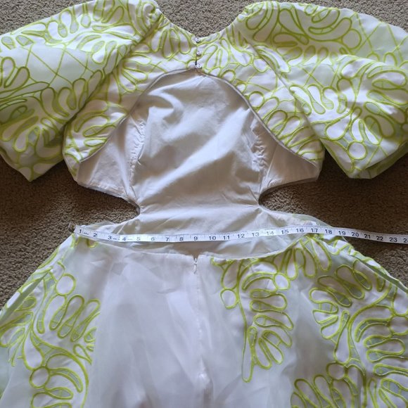 Aje Botanical Applique Mini Dress - Size AU 16 / US 12 - Picture 11 of 16